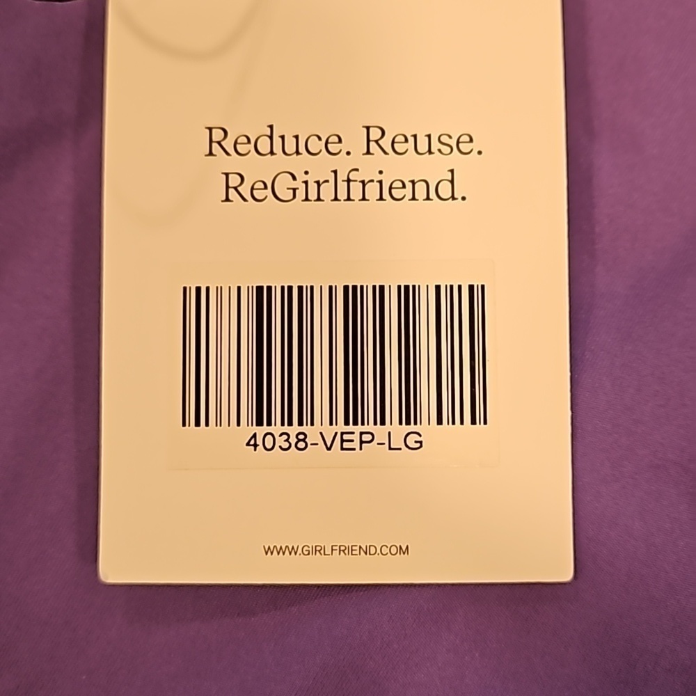 💕GIRLFRIEND COLLECTIVE💕 Compressive Flare Legging Wild Iris Purple Large L NWT - Picture 9 of 12